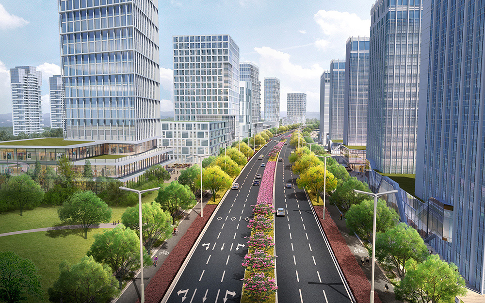 三岔一线道路及综合管廊